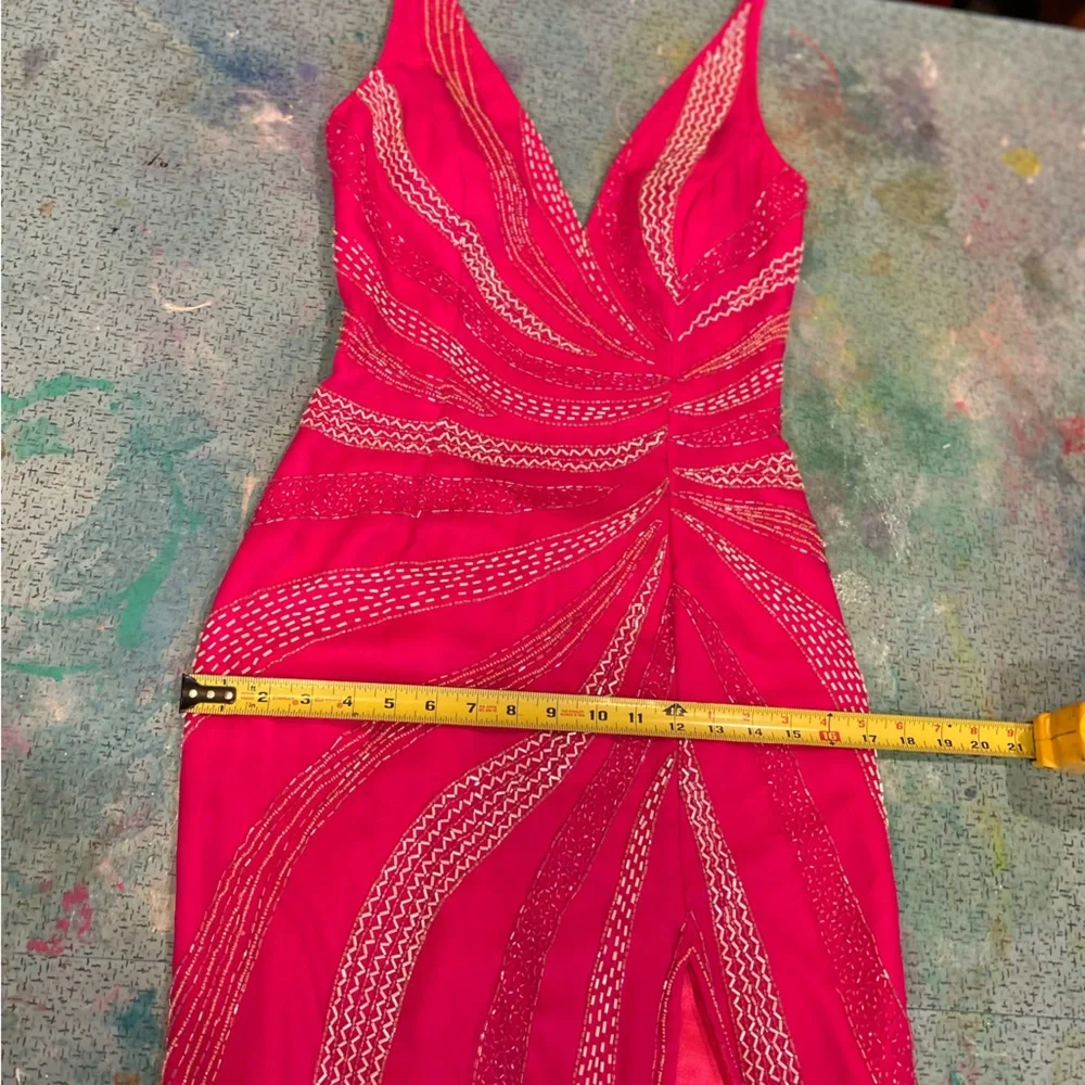 Y2K Beaded Barbie Pink Gown - Picture 12 of 16